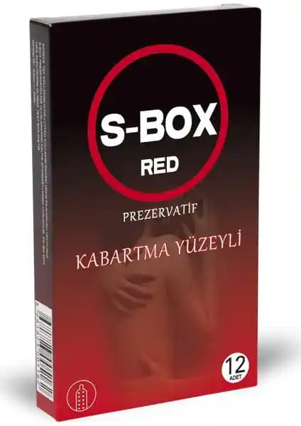 S-Box Red Prezervatif 12 Adet Güvenli ve Konforlu Koruma Sağlayan Ürün