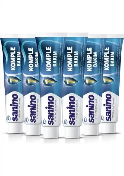 Sanino Komple Bakım Diş Macunu Türkiye Üretimi Güçlendirici ve Koruyucu Özellikleriyle