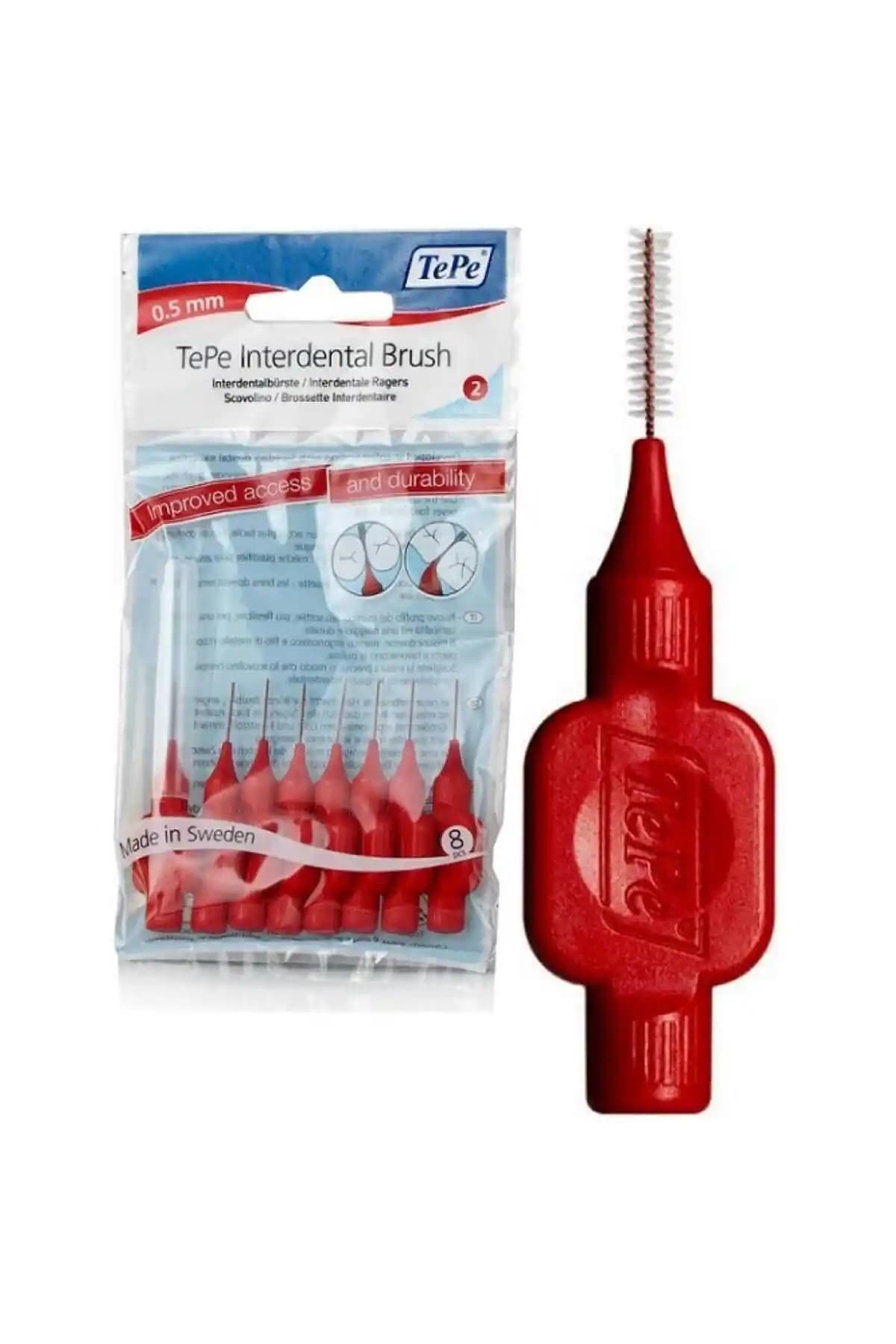 TePe Arayüz Fırçası 8'li ve Blisterli 6'lı ürünlerin detaylı karşılaştırması