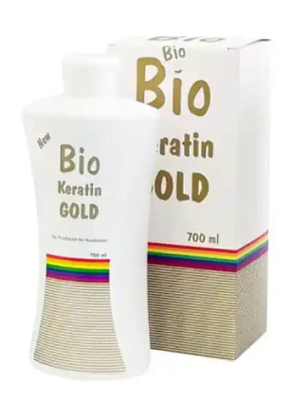 Bio Keratin Gold 700 ml Saç Bakım Ürünü ile Saçlarınızda Kalıcı Parlaklık ve Düzlük Sağlayın