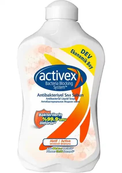 Activex Antibakteriyel Sıvı Sabun Aktif 1.5 lt ile Uzun Süreli ve Cilt Dostu Hijyen