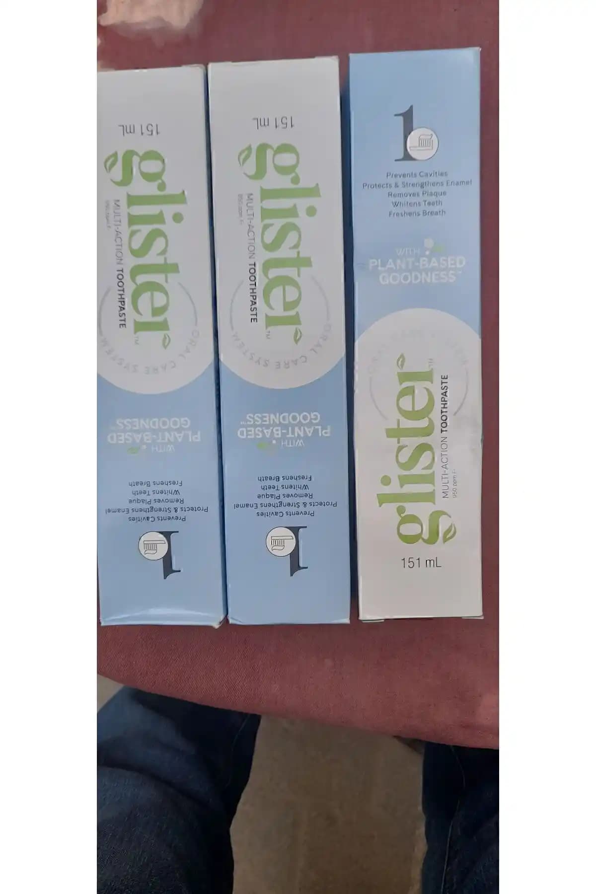 Amway Glister Diş Macunu 150 ml 3'lü Paket - Beyazlatıcı ve Koruyucu Ağız Bakımı