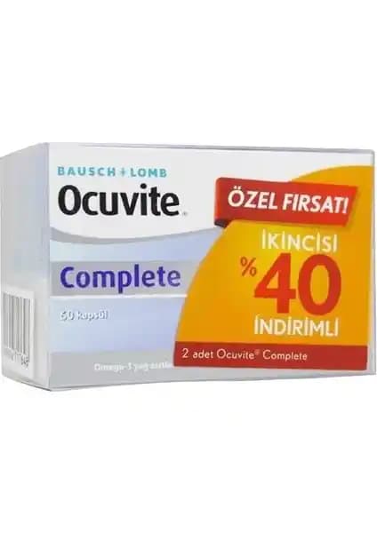 Bausch + Lomb Ocuvite Complete 2 Li Fırsat Paketi ile Göz Sağlığınızı Destekleyin