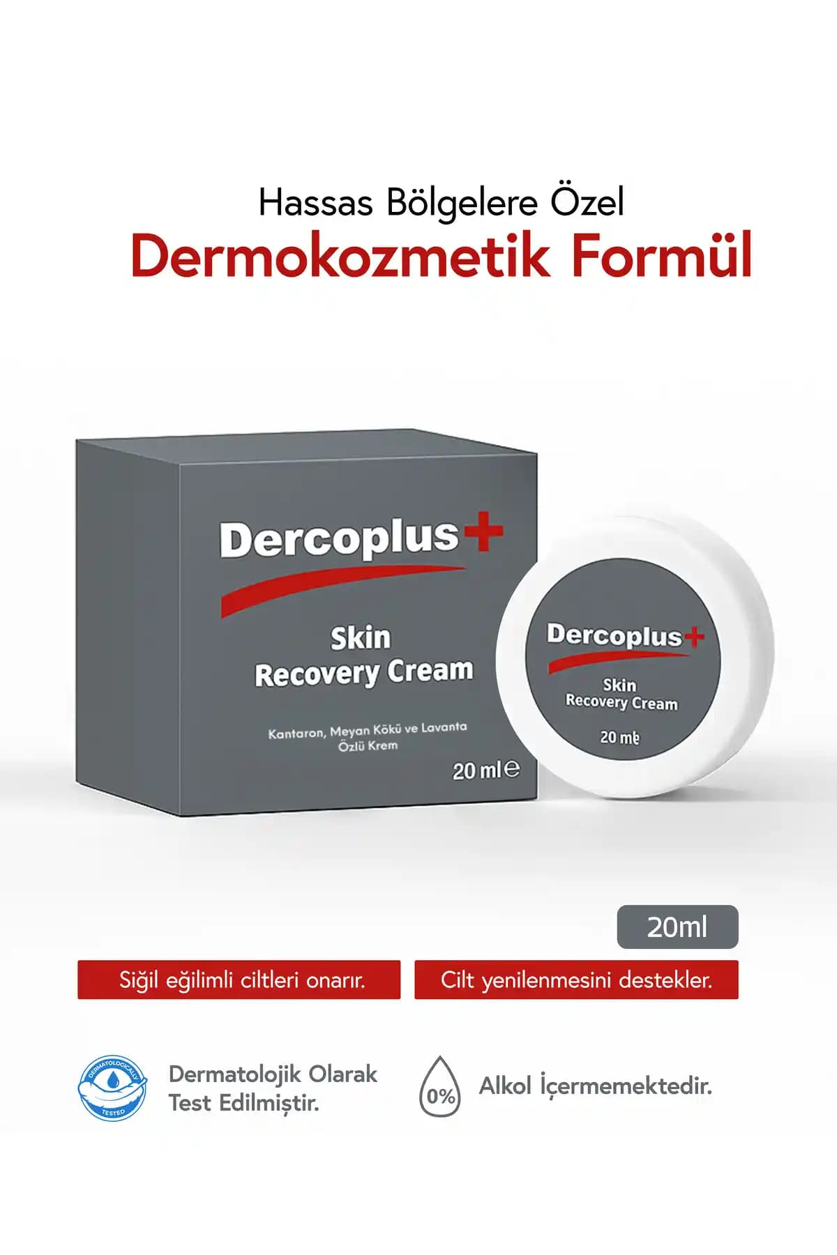 DERCOPLUS Recovery Krem: Bitkisel İçerikli Siğil ve Cilt Onarıcı Krem İncelemesi