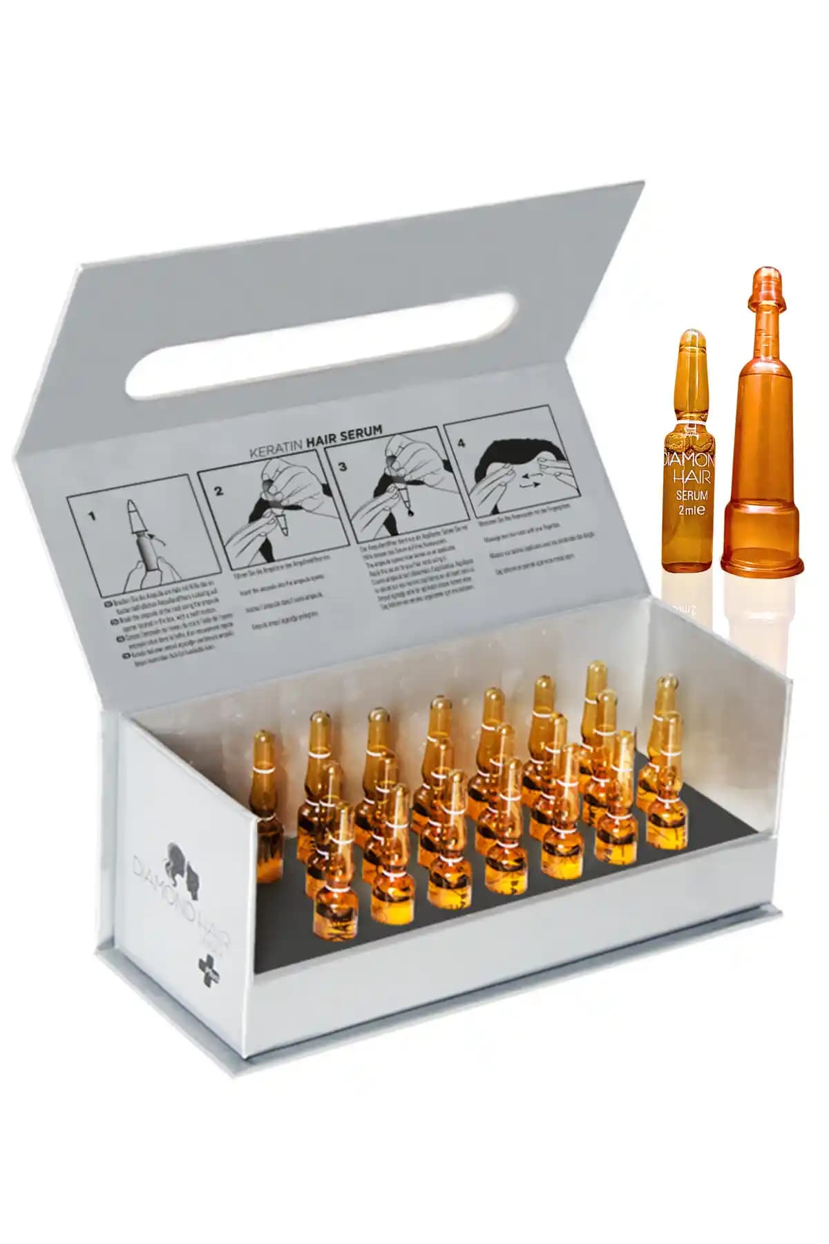 DIAMOND HAIR Yoğun Saç Dökülmesine Karşı Etkili Saç Serumu ile Sağlıklı Saçlar