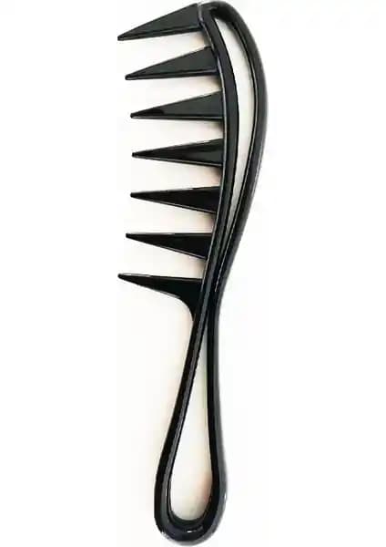 Hydra Karbon Siyah HD 2137 Geniş Dişli Saç Tarağı ile Saç Bakımında Dayanıklılık ve Konfor