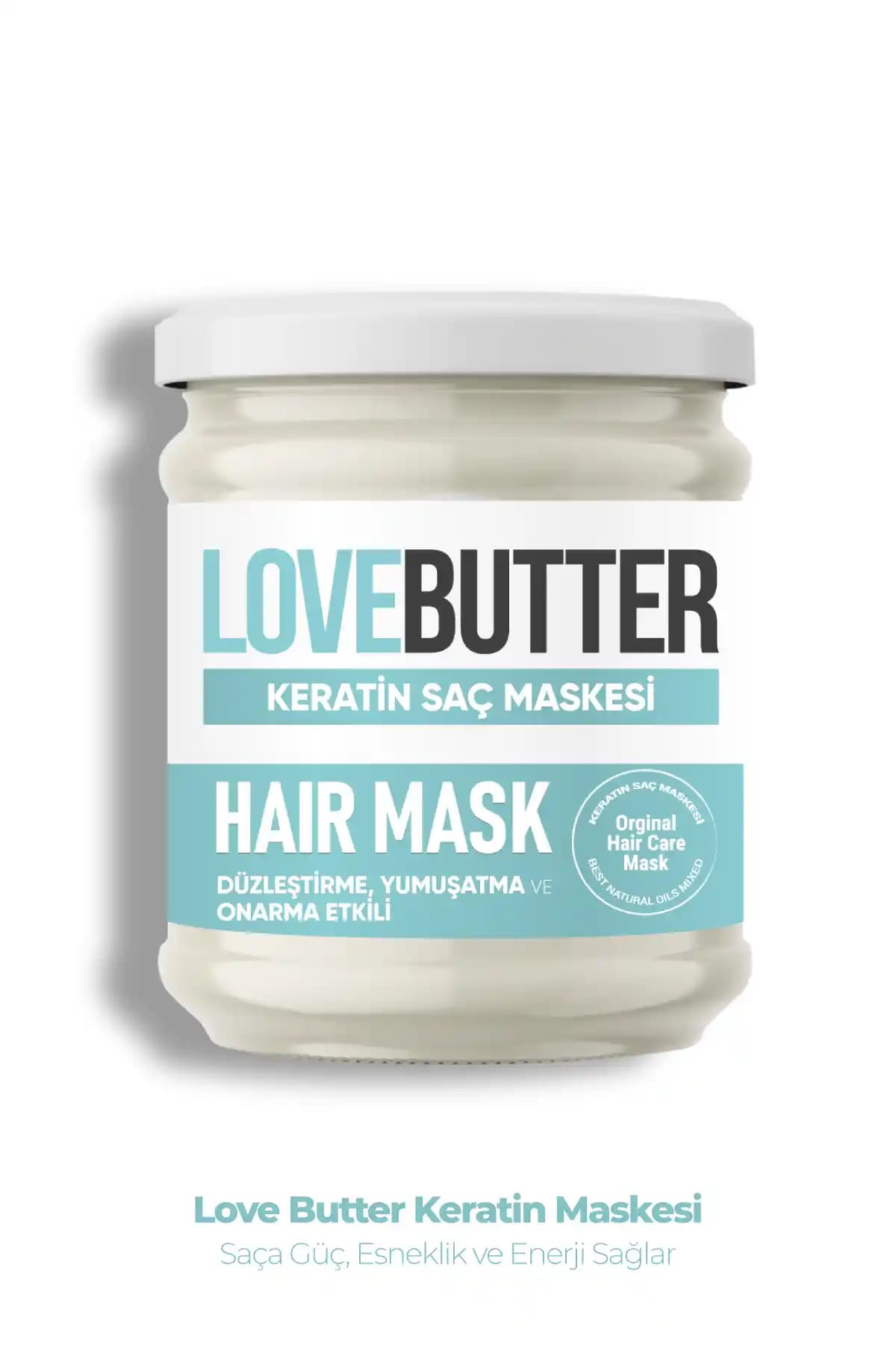 LOVE BUTTER Keratin Saç Maskesi 190ml ile Saçlarda Güç ve Nem Dengesi Sağlayın