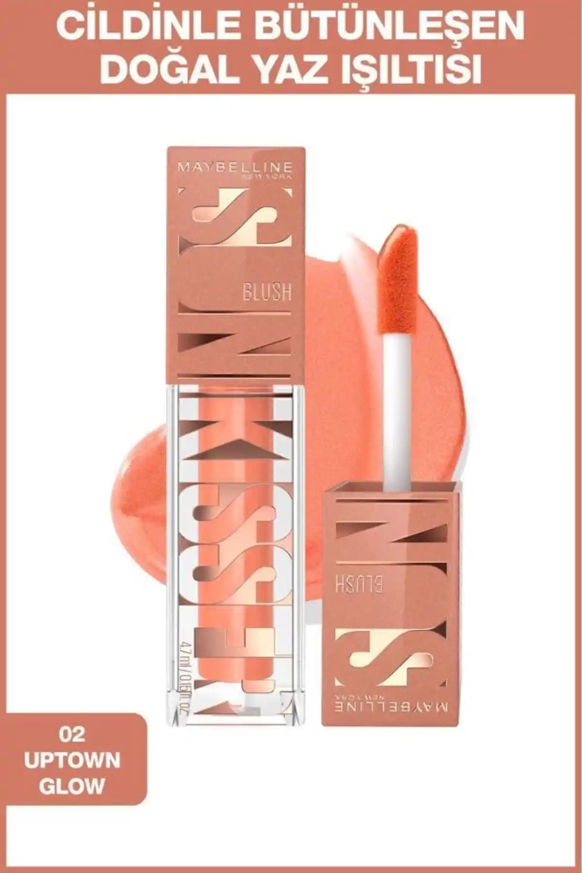 Maybelline New York Sunkisser Likit Allık 02 Uptown Glow ile Doğal Yaz Işıltısı