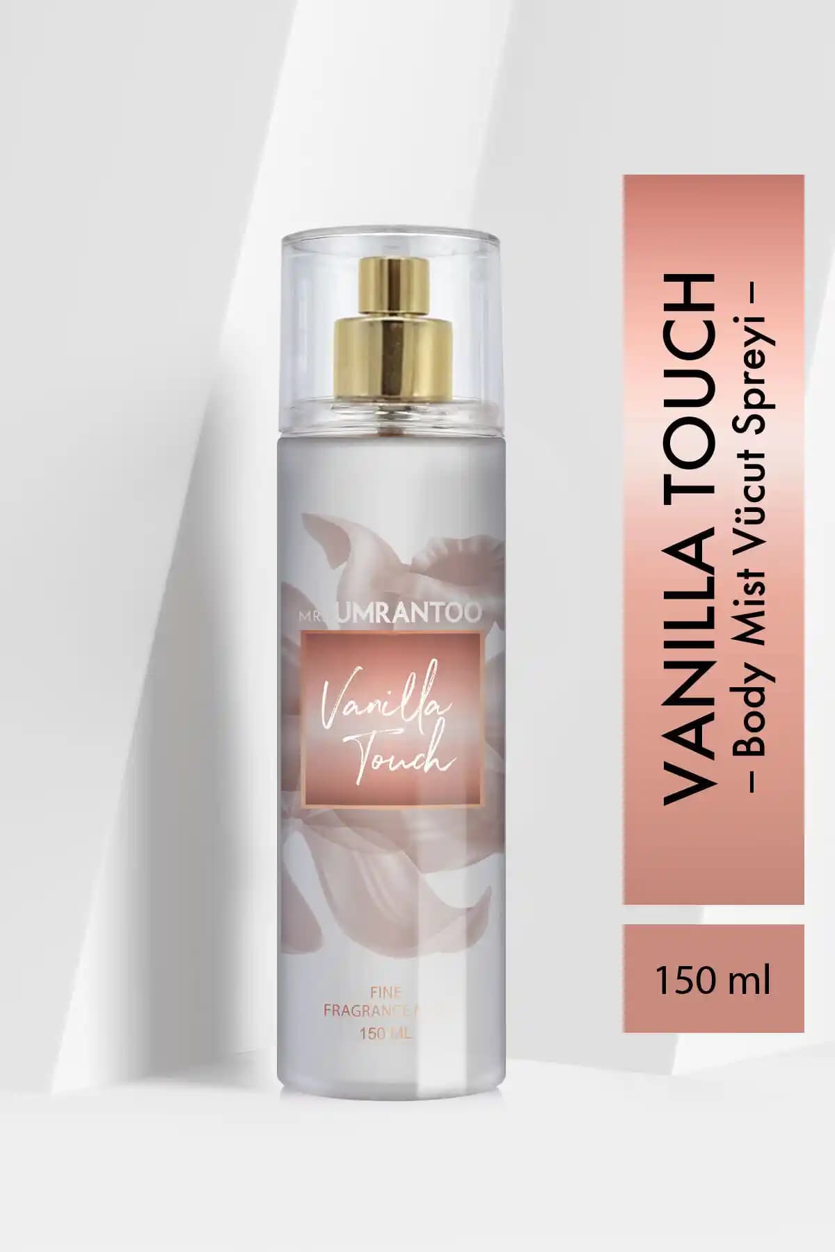 MRS.UMRANTOO Vanilla Touch Vücut Spreyi: Kalıcı Vanilya ve Pudra Kokusu 150 ml