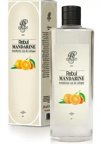 Rebul Mandarine Edc 250 ML Cam Şişe Kolonya: Ege'nin Ferah Mandalina Esansı