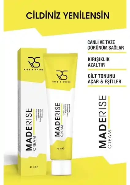 Rise And Shine Maderise Cilt Bakım Kremi: Kuru ve Hassas Ciltler İçin Doğal Nemlendirici