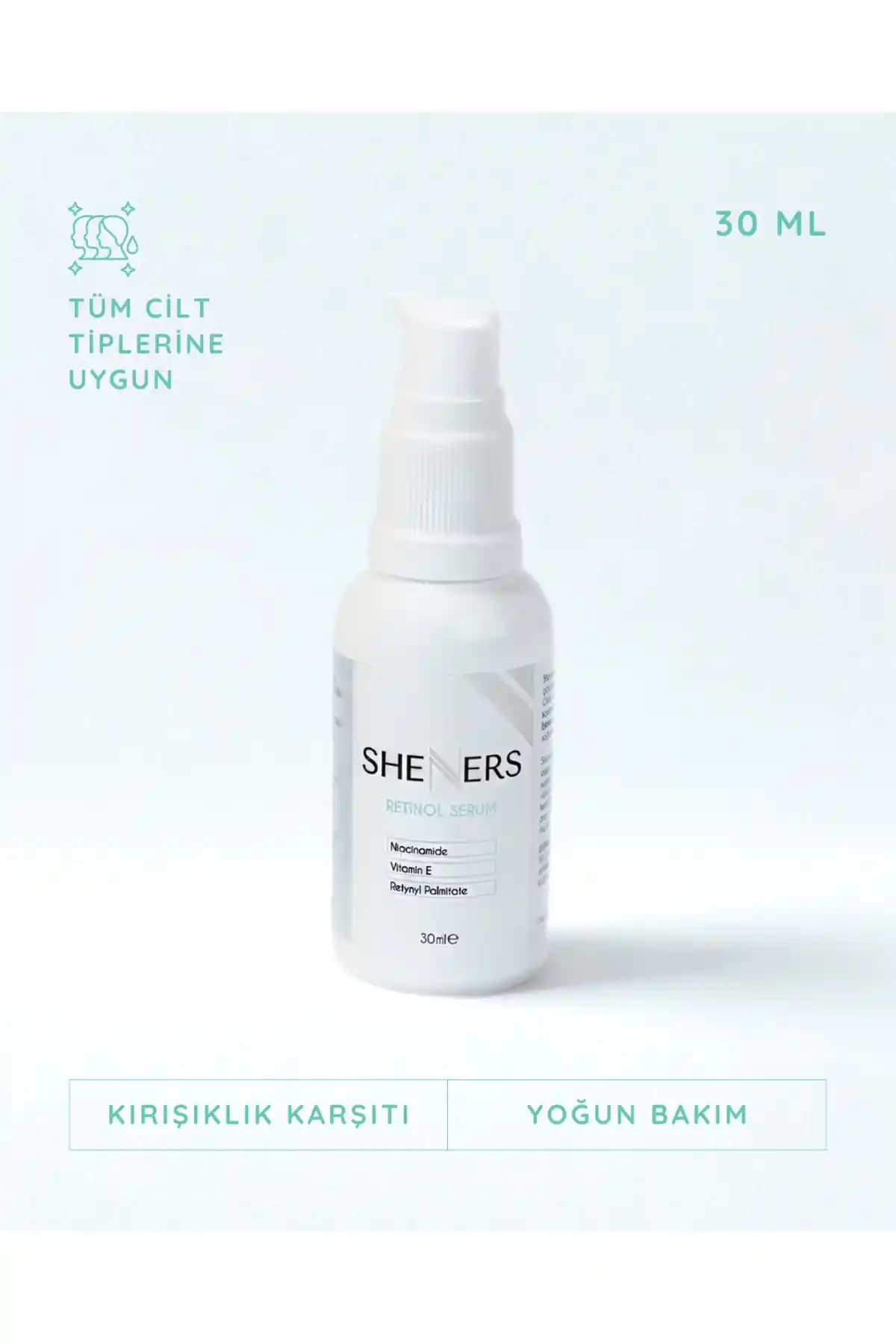 Sheners Retinol Gece Serumu ile Yaşlanma ve Kırışıklık Karşıtı Etkili Cilt Onarımı