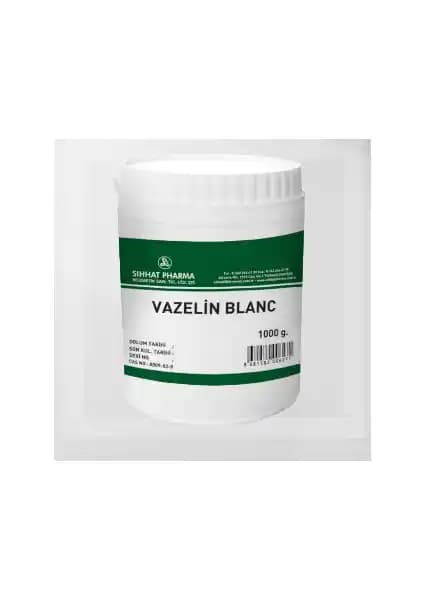 Sıhhat Pharma Saf Pure Vazelin 1000 ml: Yoğun Nemlendirme ve Cilt Koruması Sağlayan Ürün