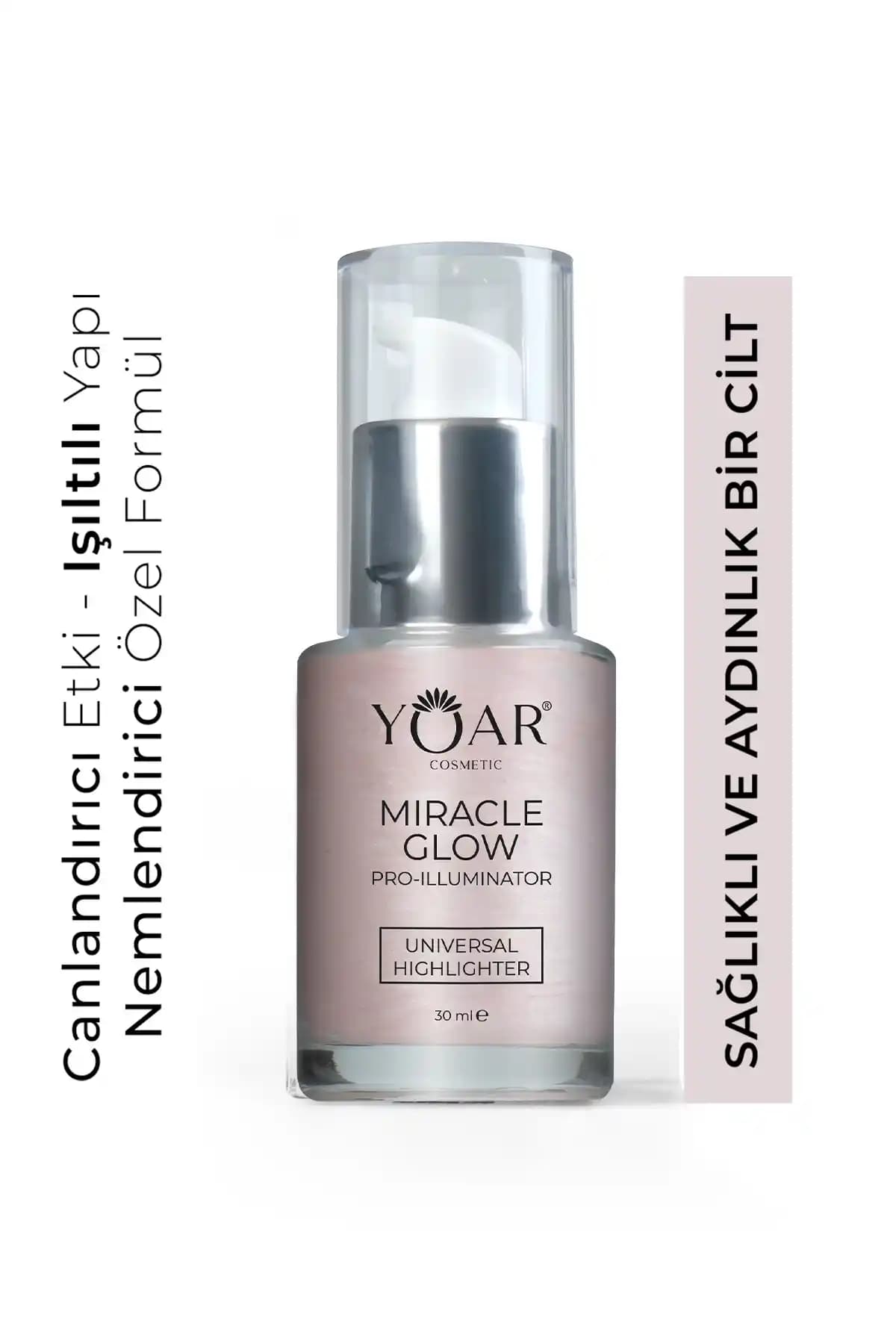 Yoar Cosmetic Pro Illiminator Aydınlatıcı Makyaj Bazı ile Doğal Parlaklık ve Nemlendirme