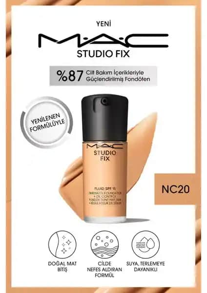 Mac 24 Saate Kadar Kalıcı Mat Fondöten ve Studio Fix Fluid Karşılaştırması
