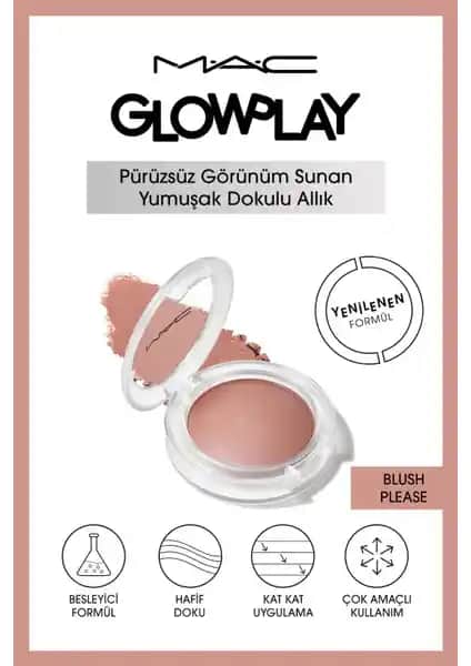 Mac Glow Play Yumuşak Dokulu Allık ve Işıltılı Pudra Allık Karşılaştırması