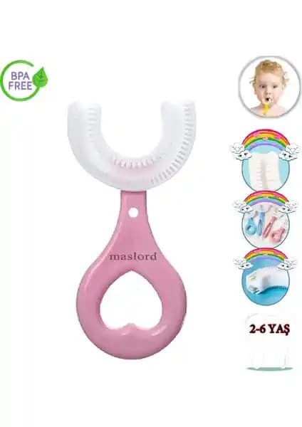 Mas Lord U Tipi Çocuk Diş Fırçaları Karşılaştırması Pembe Kalp ve Sarı Araba Modelleri