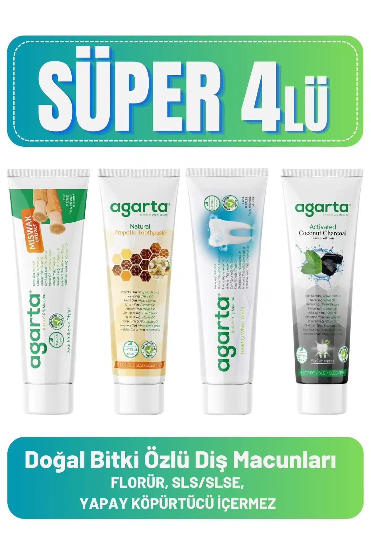 Agarta Doğal Diş Macunları: Doğal İçeriklerle Güçlendirilmiş Ağız Bakımı Ürünleri