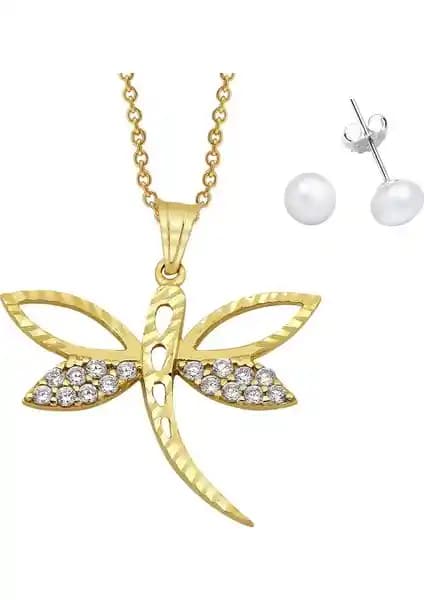 AltınSepeti Yusufçuk Altın Takı Seti Zarif ve Anlamlı Hediye Seçeneği