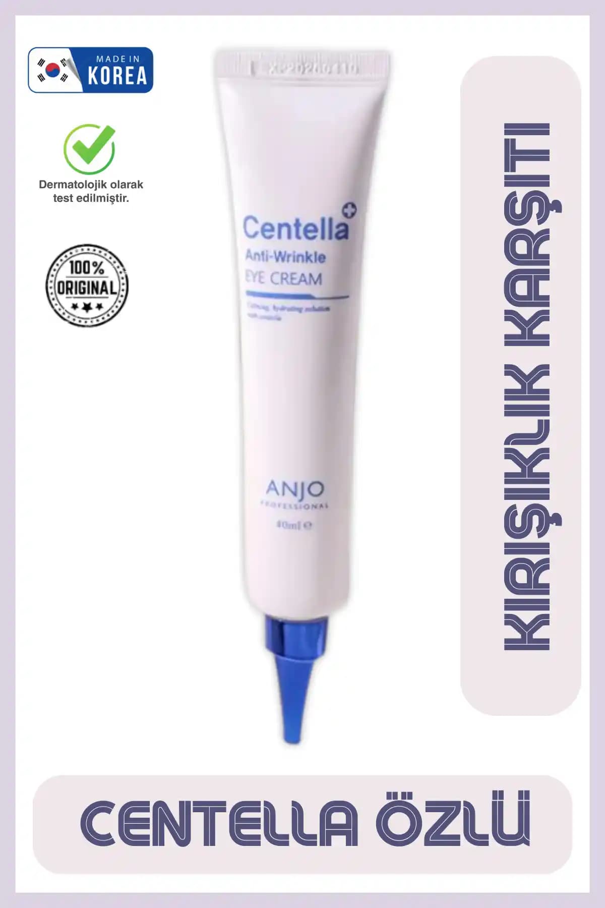 ANJO PROFESSIONAL Kore Göz Kremi: Doğal İçeriklerle Kırışıklık ve Nem Desteği