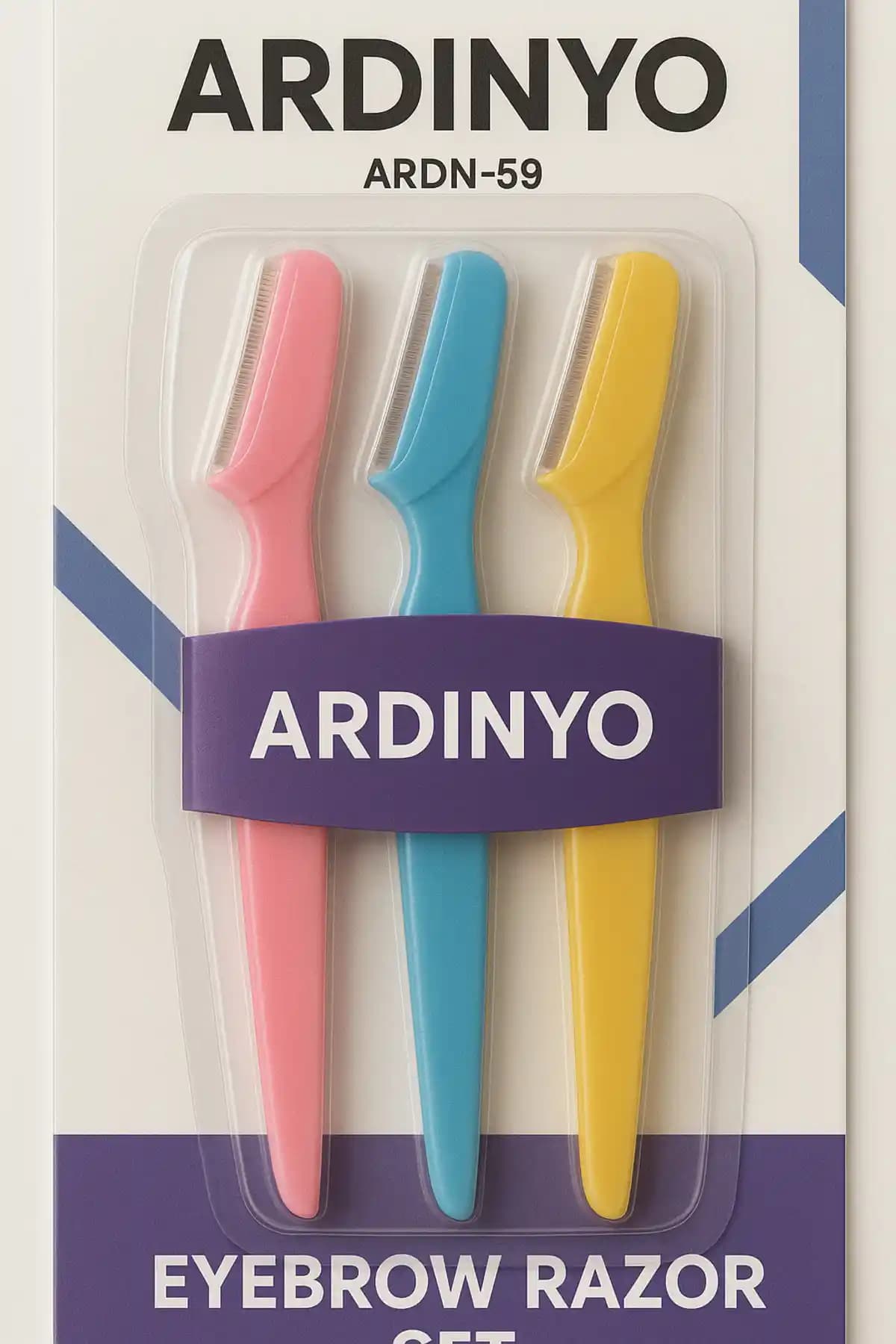 Ardinyo Yüz Jileti ve Kaş Usturası: Hassas ve Pratik Güzellik Bakım Seti