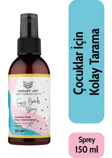 Ashley Joy Çocuklar İçin Doğal ve Kolay Kullanımlı Tarama Spreyi 150 ml