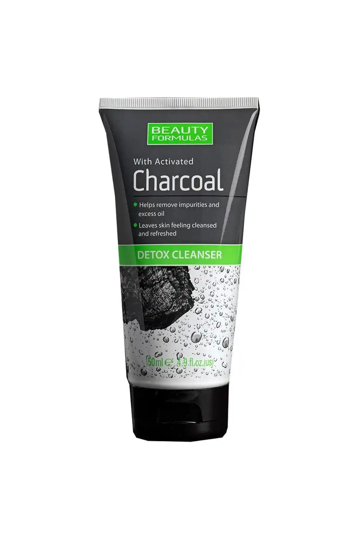 Beauty Formulas Charcoal Detox Temizleyici ile Derinlemesine Cilt Temizliği ve Ferahlık Sağlama