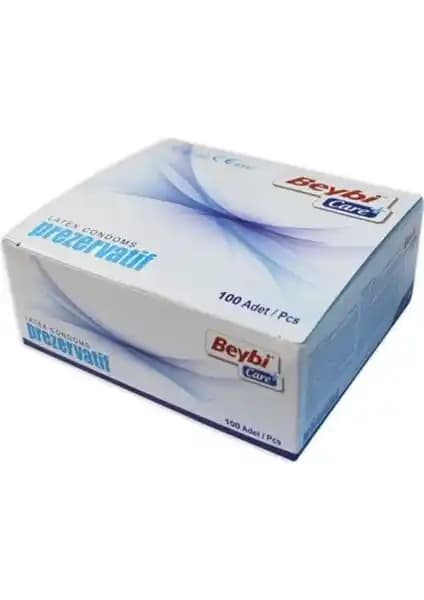Beybi Lateks Prezervatif 100 Adet Aromasız Kayganlaştırıcı ile Güvenli ve Ekonomik Koruma
