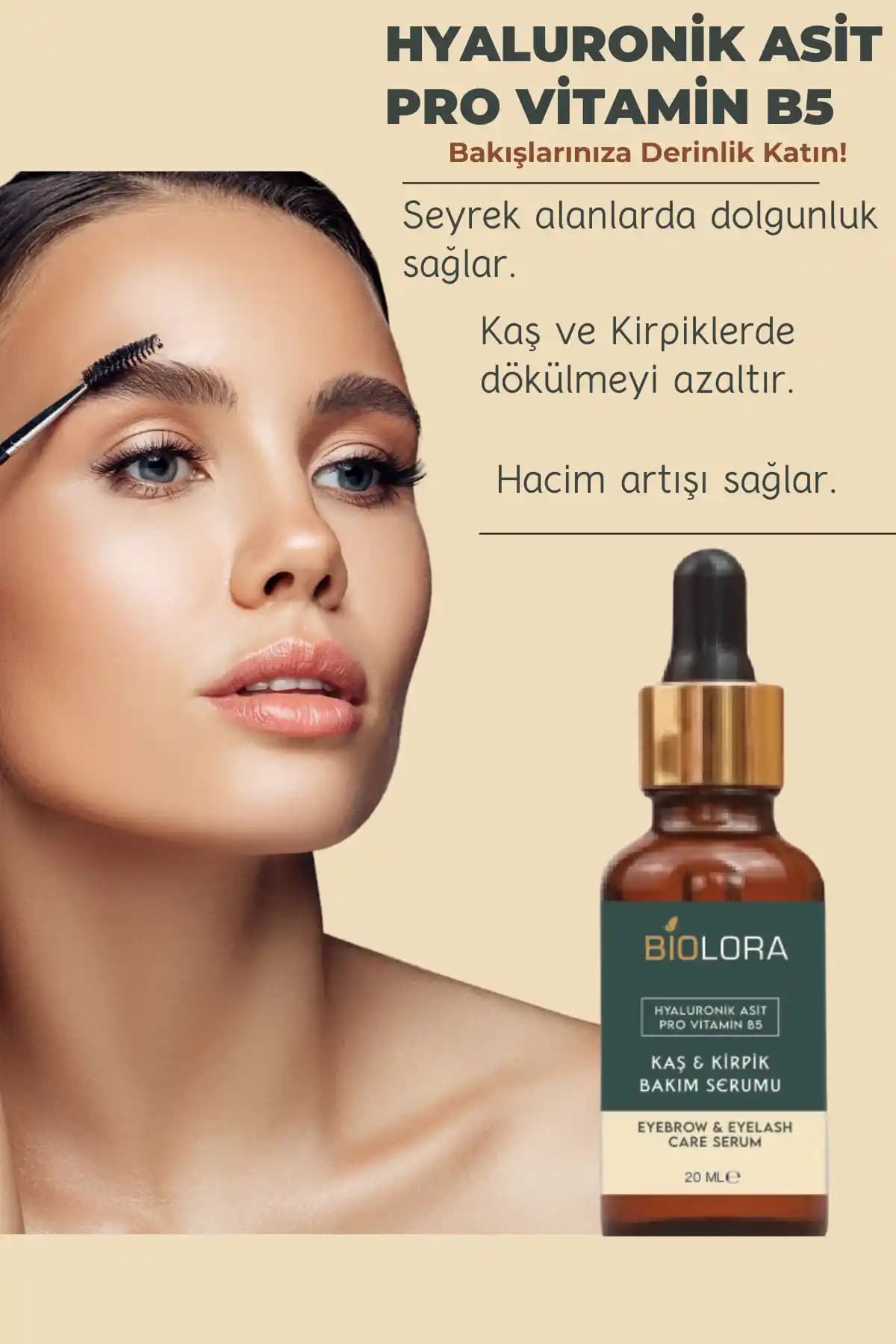 Biolora Kaş ve Kirpik Bakım Serumu: Güçlendiren ve Uzatan Doğal Formül