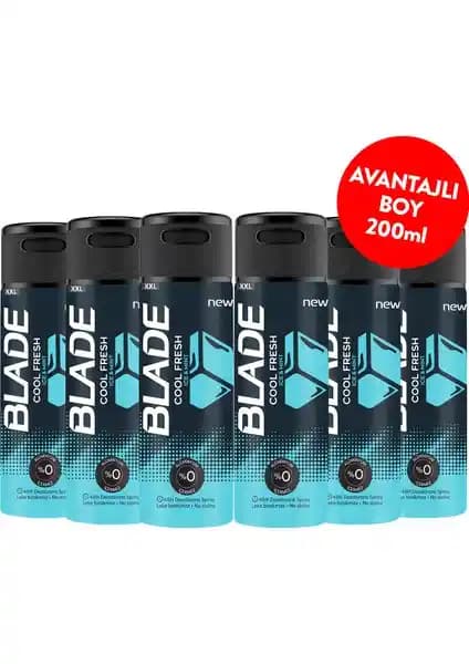 Blade Cool Fresh Erkek Deodorant: Ferahlatıcı ve Kalıcı Koku Sunan Günlük Kullanım Spreyi