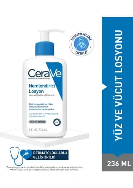 CeraVe Nemlendirici Losyon: Kuru ve Hassas Ciltler İçin Güçlü Nem Kaynağı ve Bakım Ürünü