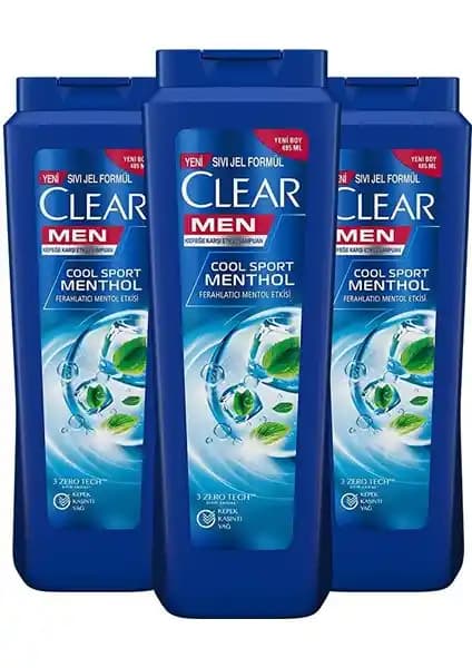 Clear Men Erkek Şampuan Cool Sport Menthol Kepeğe Karşı Etkili ve Ferahlatıcı Özellikler
