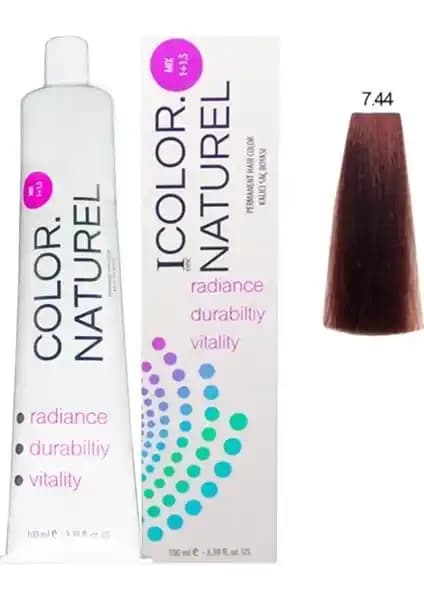 Color Naturel 7.44 Yoğun Bakır Saç Boyası: Kalıcı ve Doğal Renk Seçeneği