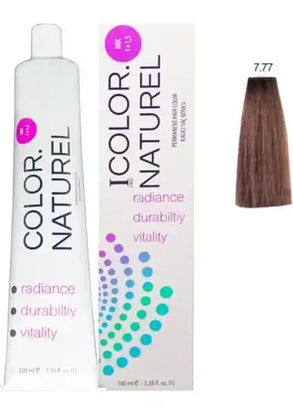Color Naturel Saç Boyası 7.77 Açık Çikolata Kahve: Kalıcı ve Doğal Renk Seçeneği