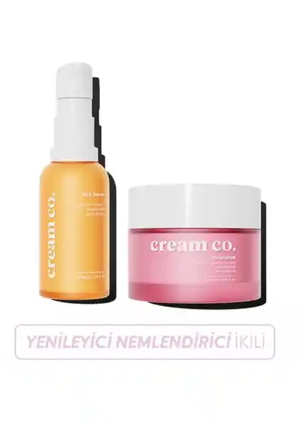 Cream Co. Leke Karşıtı Cilt Tonu Eşitleyici Nemlendirici İkili Ürün İncelemesi ve Özellikleri