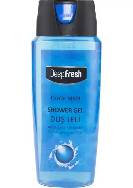 Deep Fresh Pratik Kapaklı Duş Jeli Cool Men Erkekler İçin Ferahlatıcı Temizlik Ürünü