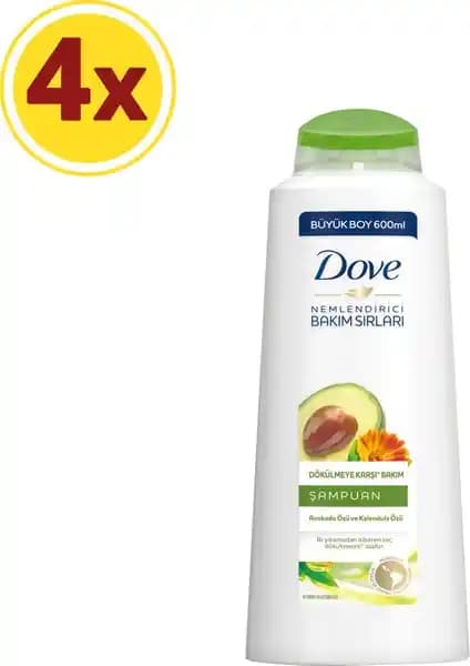 Dove Avokado Özlü Dökülmeye Karşı Bakım Şampuanı Saç Dökülmesini Azaltan Doğal Formül