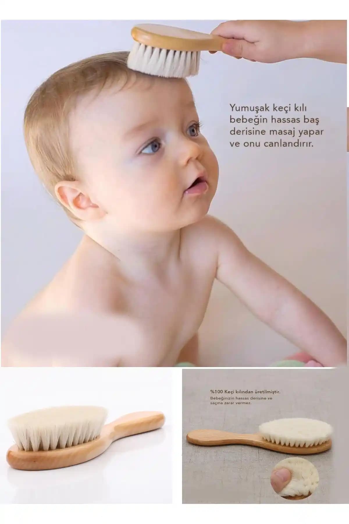 Duffa Doğal Keçi Kılı Ahşap Bebek Saç Fırçası İncelemesi ve Kullanım Rehberi