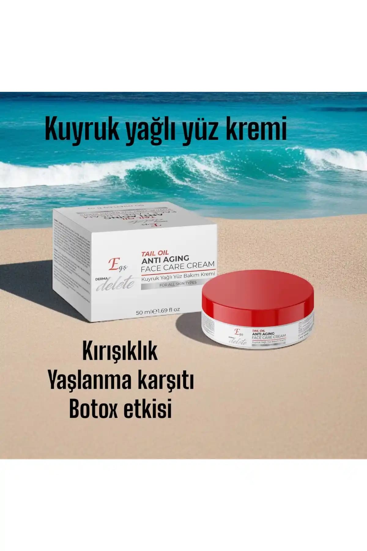 Egş DERMA Delete Kuyrukyağlı Botox Kremi: Yaşlanma Karşıtı ve Cilt Onarıcı Özellikler