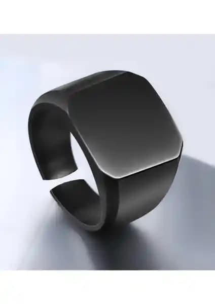 Erkek Mat Siyah Klasik Şövalye Yüzük İncelemesi ve Kullanıcı Yorumları