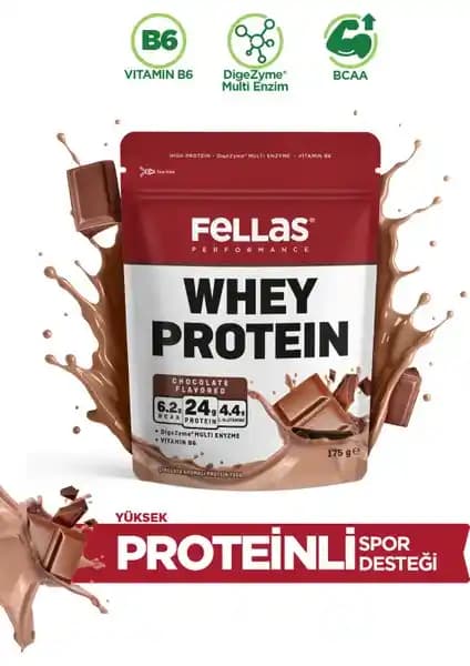 Fellas Whey Protein Tozu Çikolata Aromasıyla Kas Gelişimini Destekleyen Spor Takviyesi