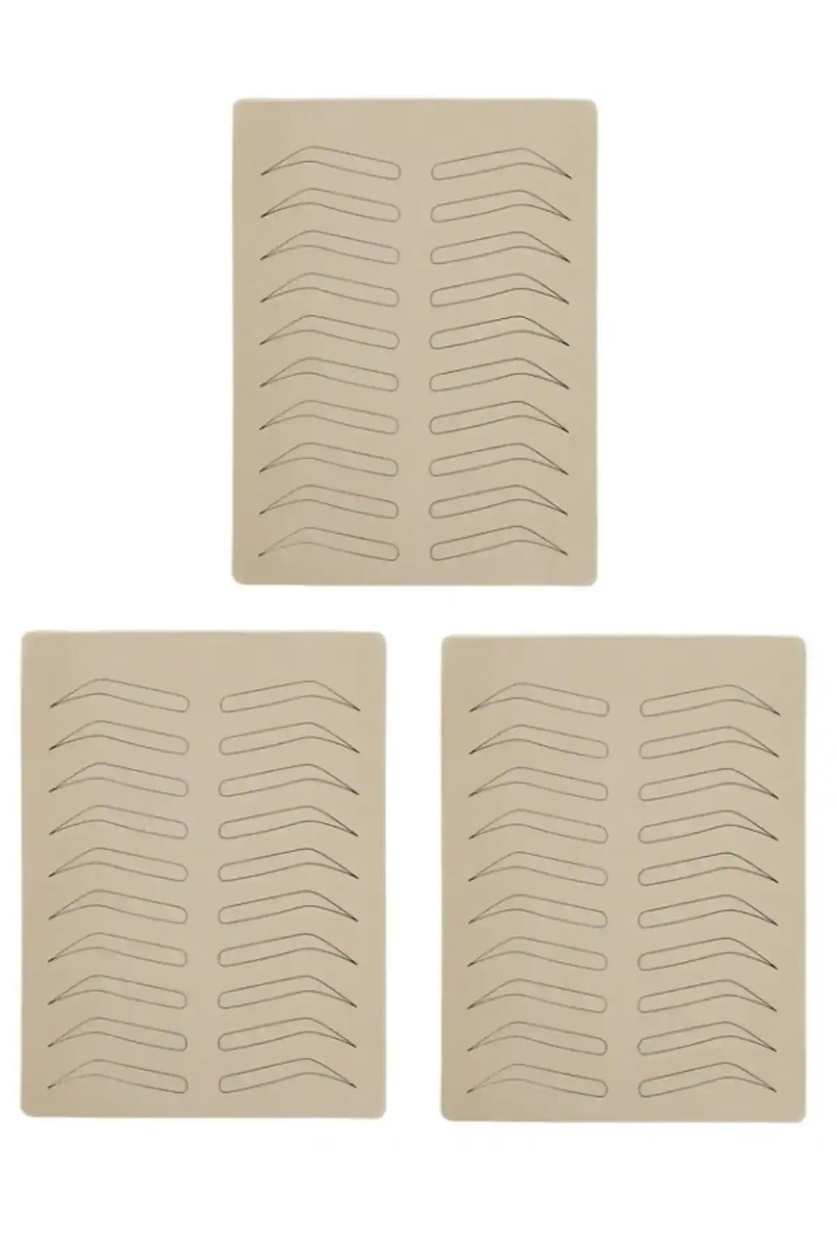 Fougera Kaş Microblading Lateks Deneme Seti: 3 Farklı Çizgi ile Doğal ve Kalıcı Görünüm