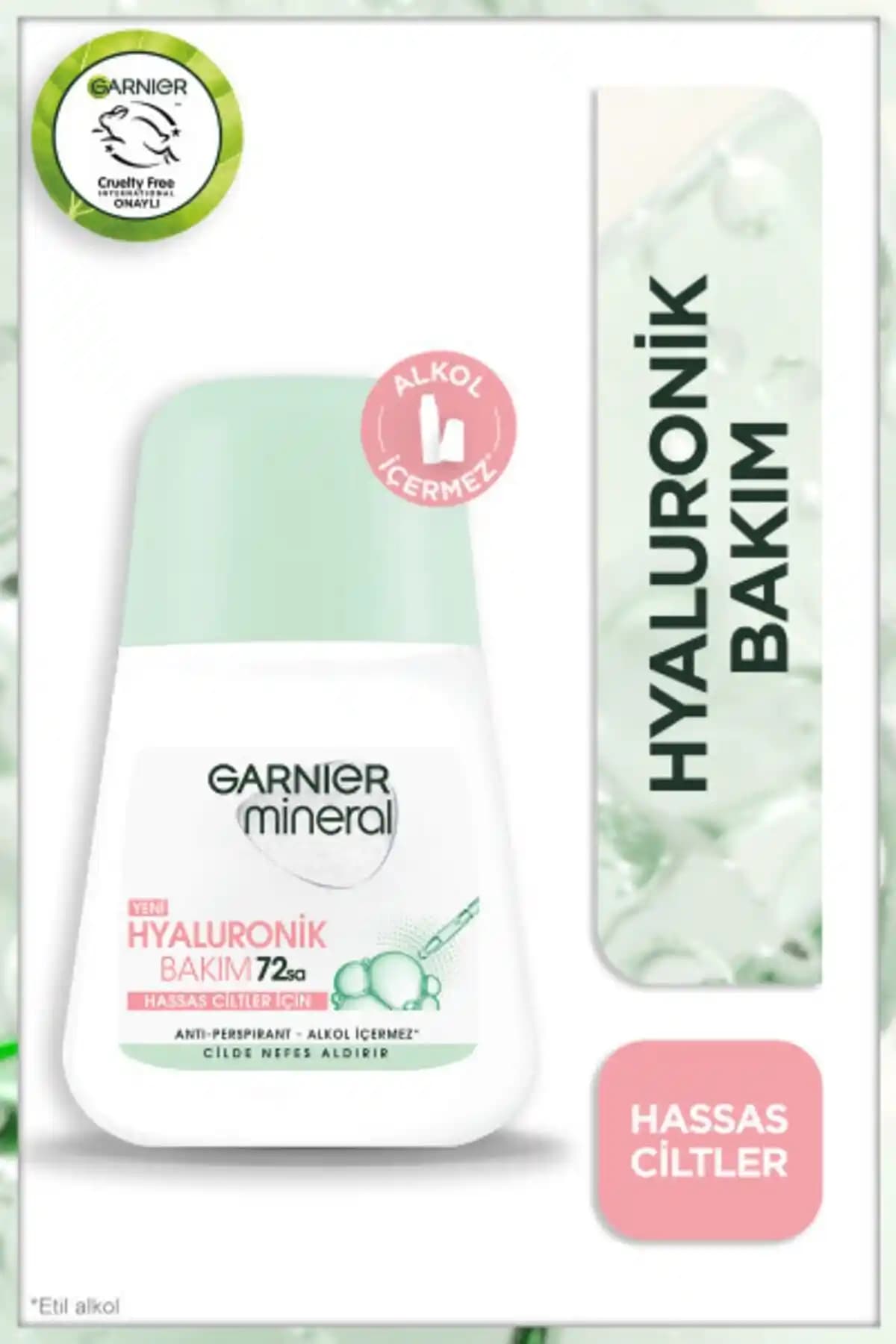 Garnier Mineral Hyaluronik Bakım Roll-on Deodorant: Günlük Ferahlık ve Güvenlik Sağlayan Doğal Çözüm