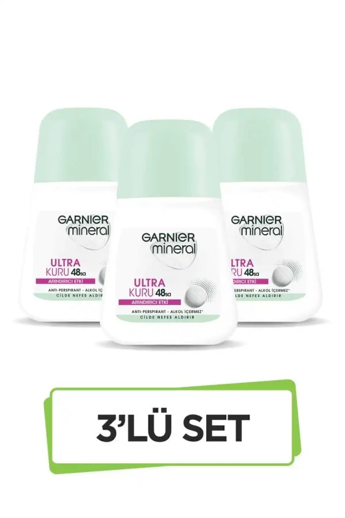 Garnier Mineral Ultra Kuru Roll-on Deodorant Seti: Uzun Süreli Ferahlık ve Kuru Hissin Anahtarı