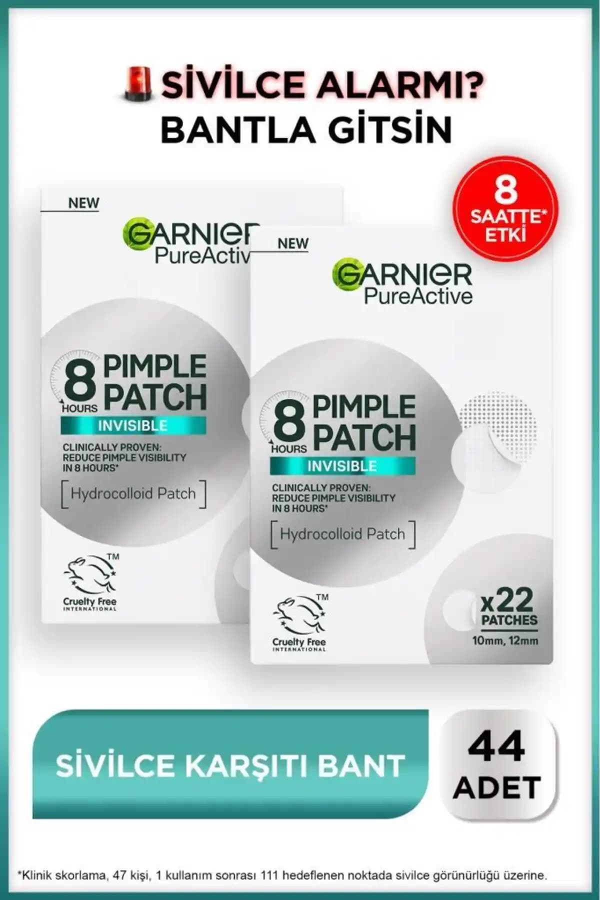 Garnier Pimple Patch 44'lü Sivilce Bandı: Etkili ve Pratik Akne Çözüm Yöntemi