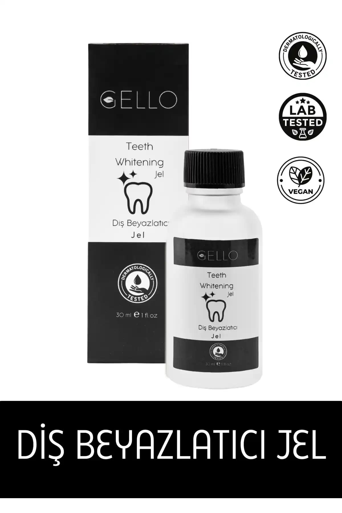 GELLO Diş Beyazlatıcı Jel ile Güvenli ve Etkili Diş Beyazlatma Çözümü
