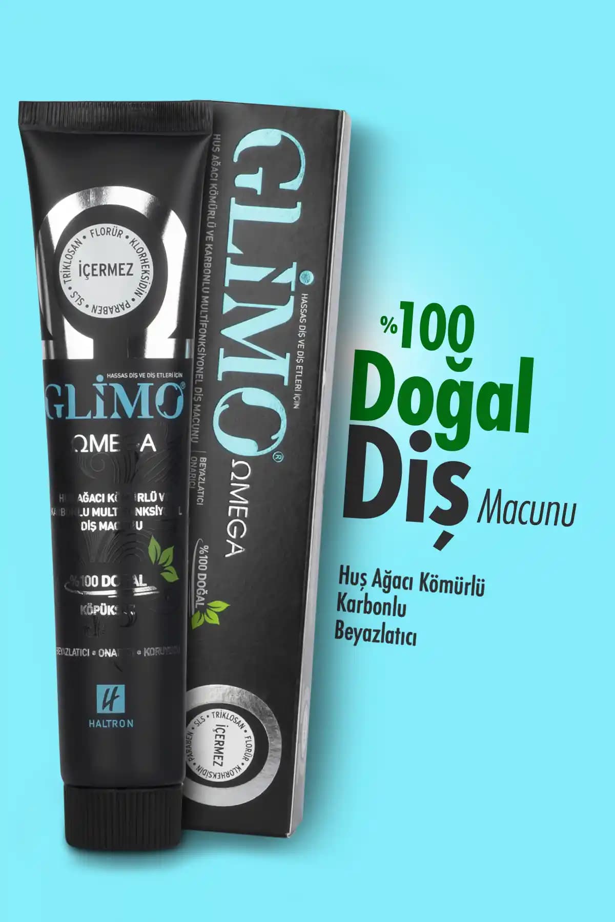 Glimo Omega %100 Doğal Beyazlatıcı Diş Macunu: Doğal ve Güçlü Diş Bakım Ürünü
