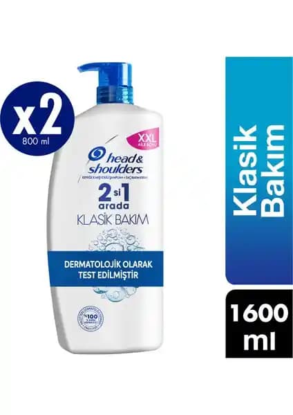 Head&Shoulders 2'si 1 Arada Şampuan: Kepeğe Karşı Etkili ve Çok Yönlü Saç Bakımı