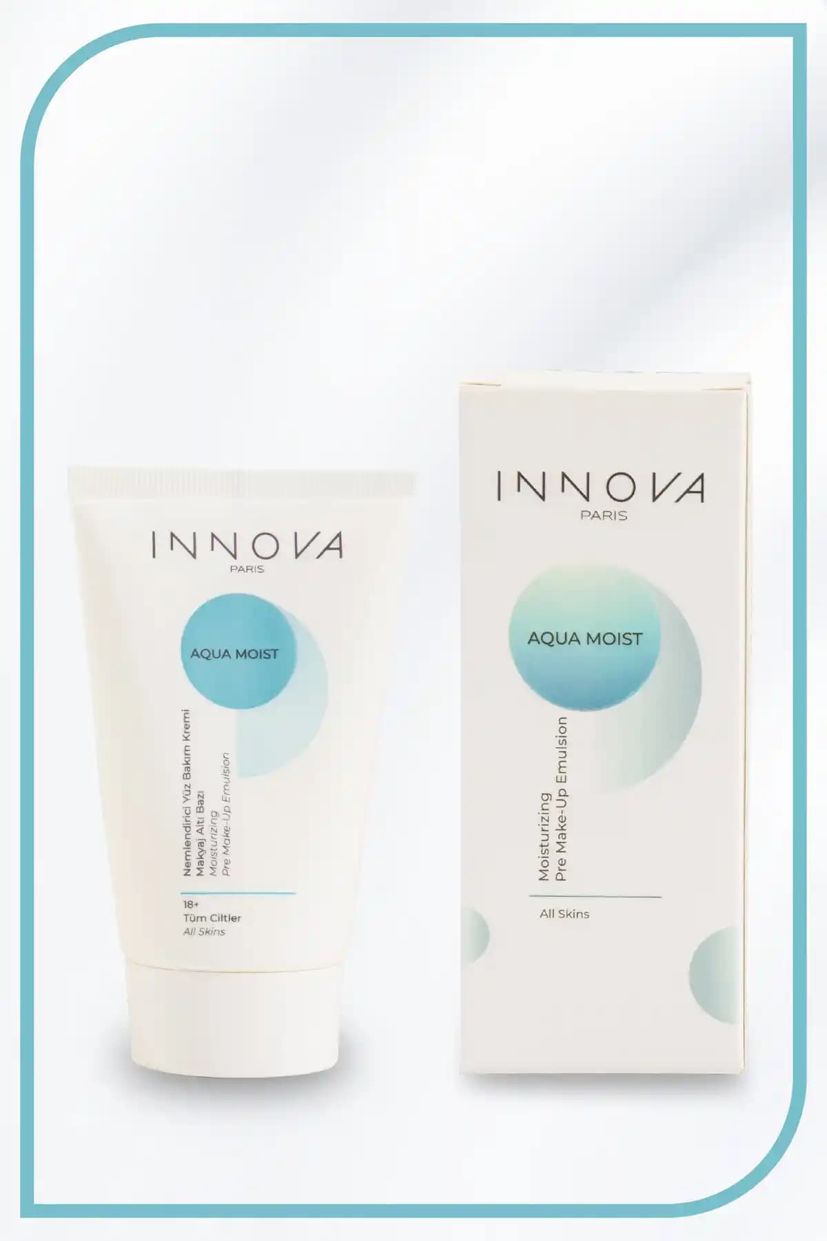 Innova Aqua Moist Nemlendirici ve Makyaj Altı Bazı: Cilt Bakımında Çok Yönlü Kullanım ve Etkili Nemlendirme