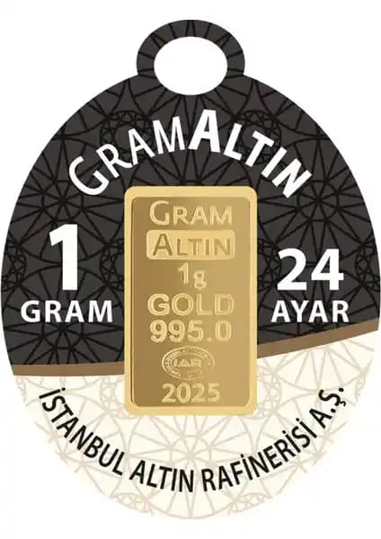 İstanbul Altın Rafinerisi AgaKulche 1 Gram 995 Saf Altın Külçe Yatırım ve Güvenli Saklama Seçeneği
